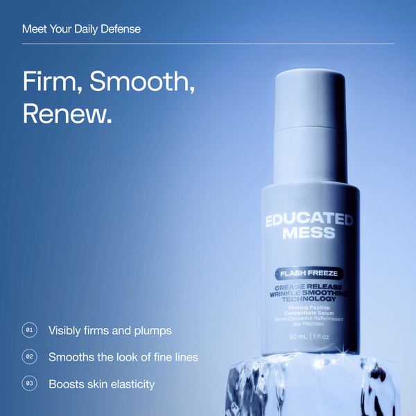 Flash Freeze Firming Peptide Concentrate Serum - Educated Mess