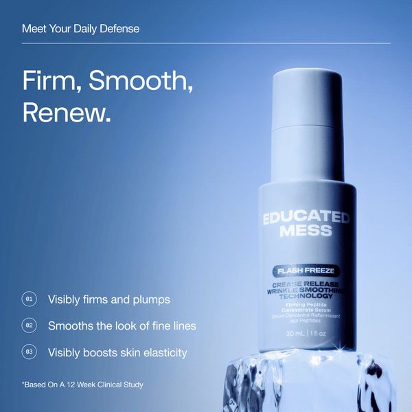 Flash Freeze Firming Peptide Concentrate Serum - Educated Mess